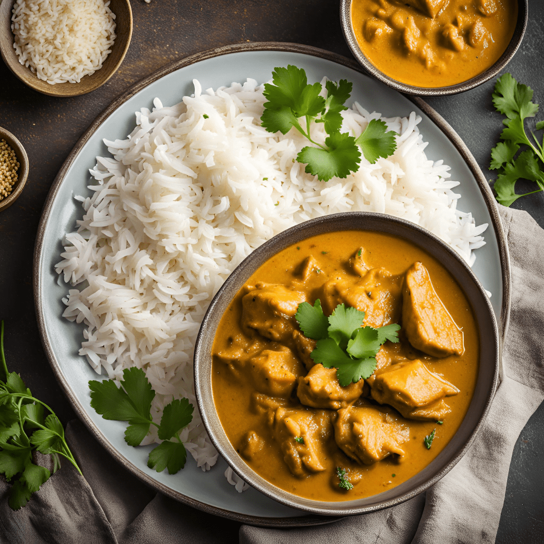 Poulet au curry au lait de coco