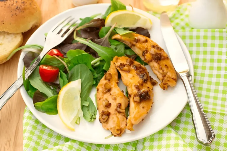 Aiguillettes de Poulet Sautés au Citron et Herbes